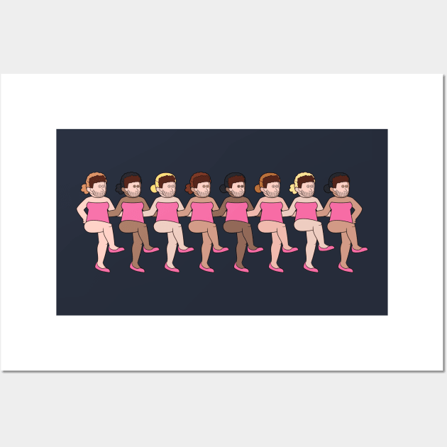 Ronson Chorus Line Wall Art by baldstache 